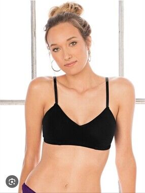 American Apparel Wireless Bralette - Black